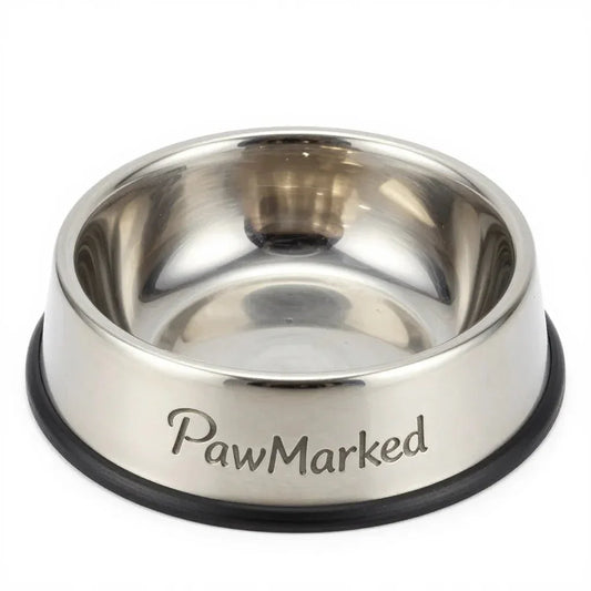 Personalized Stainless Steel Feeder Small - PawMarked - PawMarked