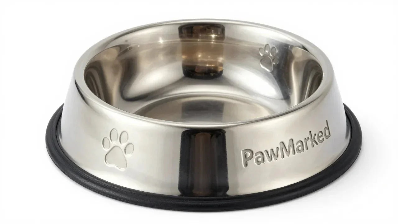 Personalized Stainless Steel Feeder Small - PawMarked - PawMarked