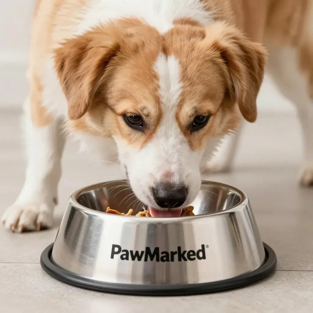 Personalized Stainless Steel Feeder Small - PawMarked - PawMarked